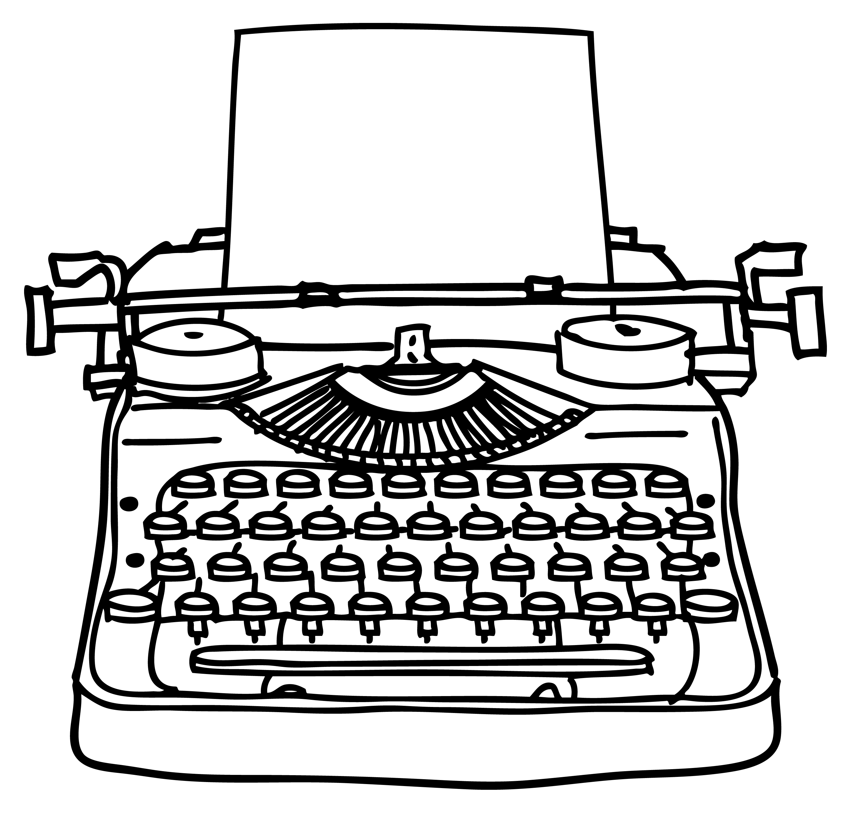 clip art typewriter keys - photo #4